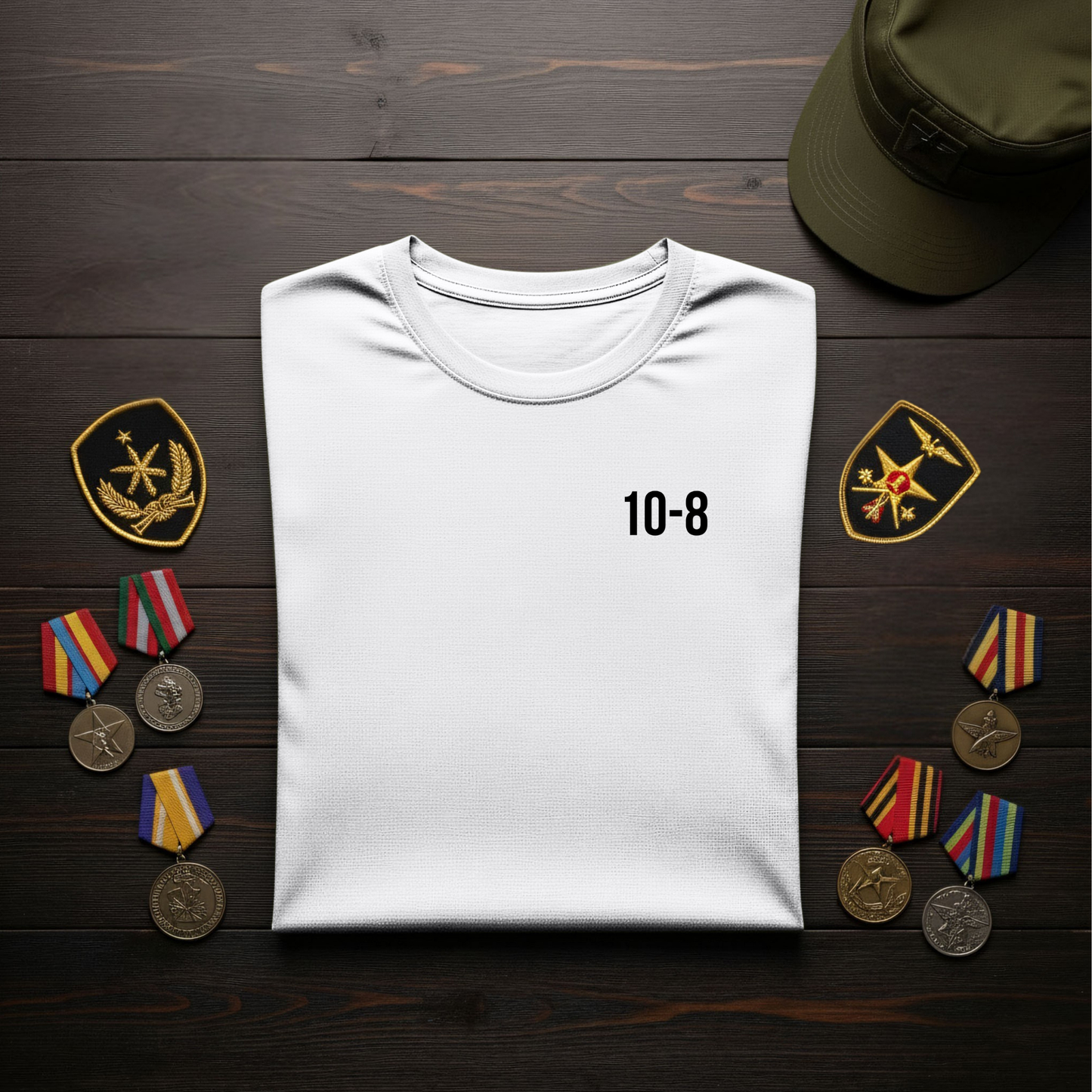 Police-10-8 T-shirt Design