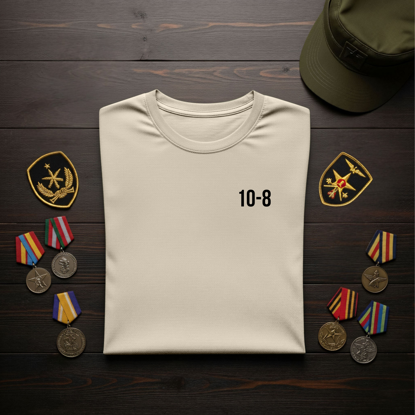 Police-10-8 T-shirt Design
