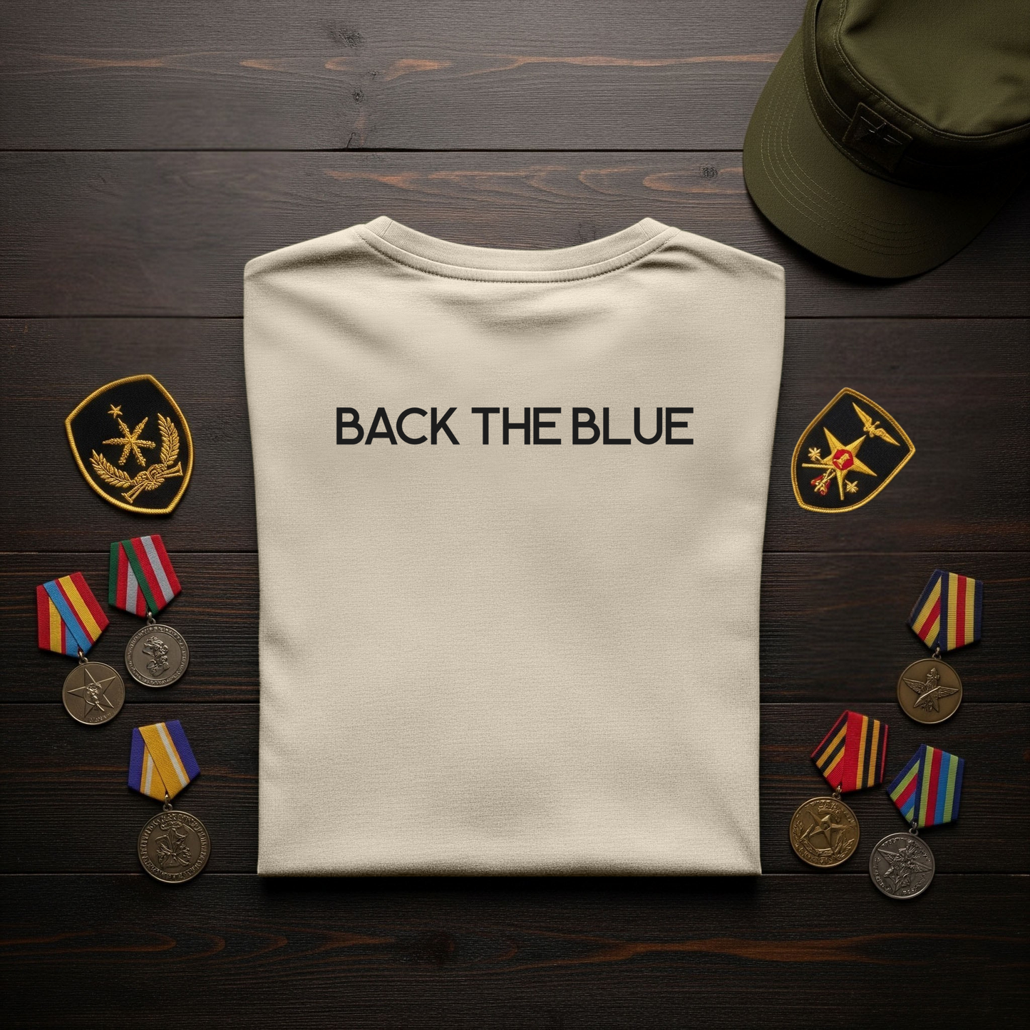 Police-Back The Blue T-Shirt