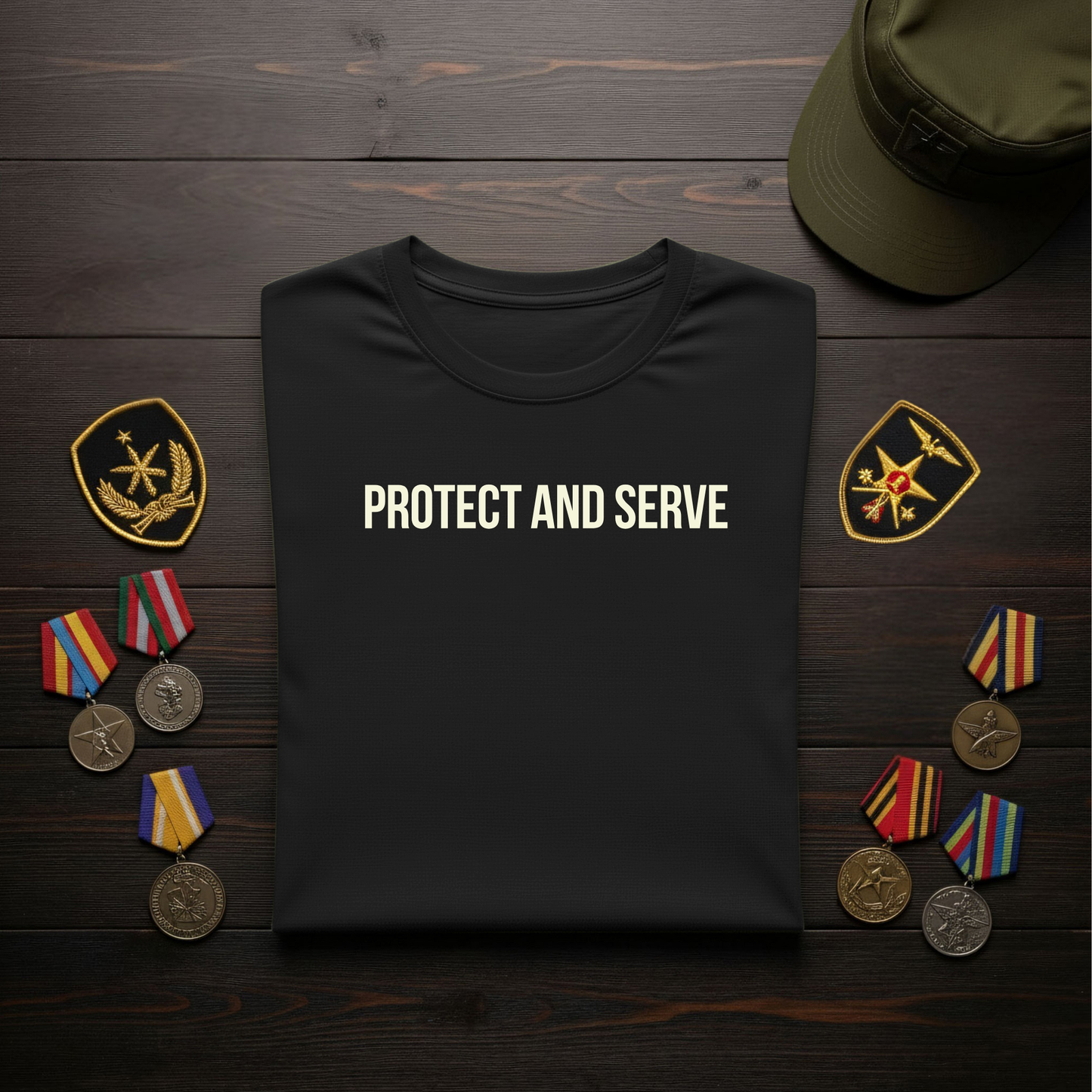 Police-Protect and Serve T-Shirt