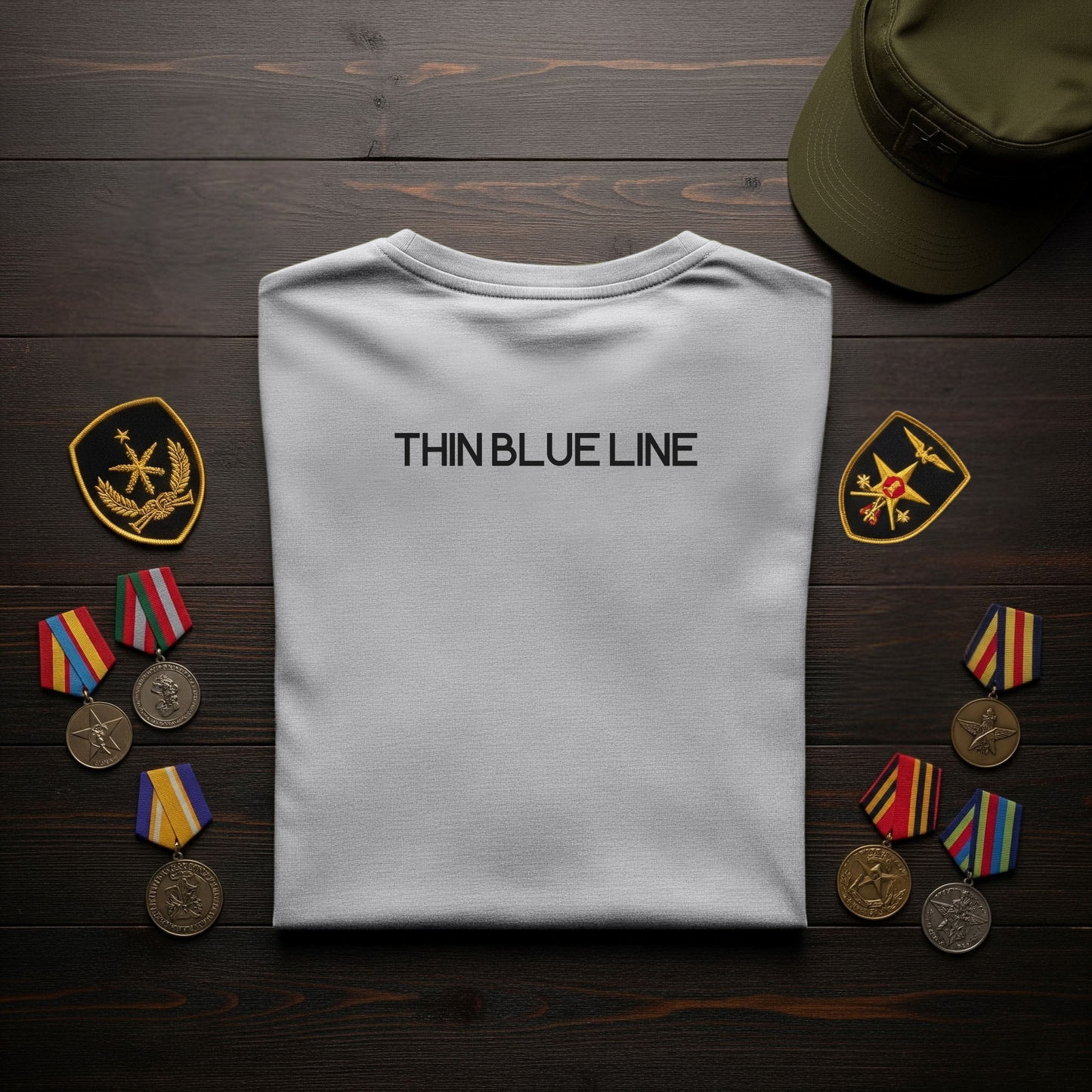 Police-Thin Blue Line T-Shirt