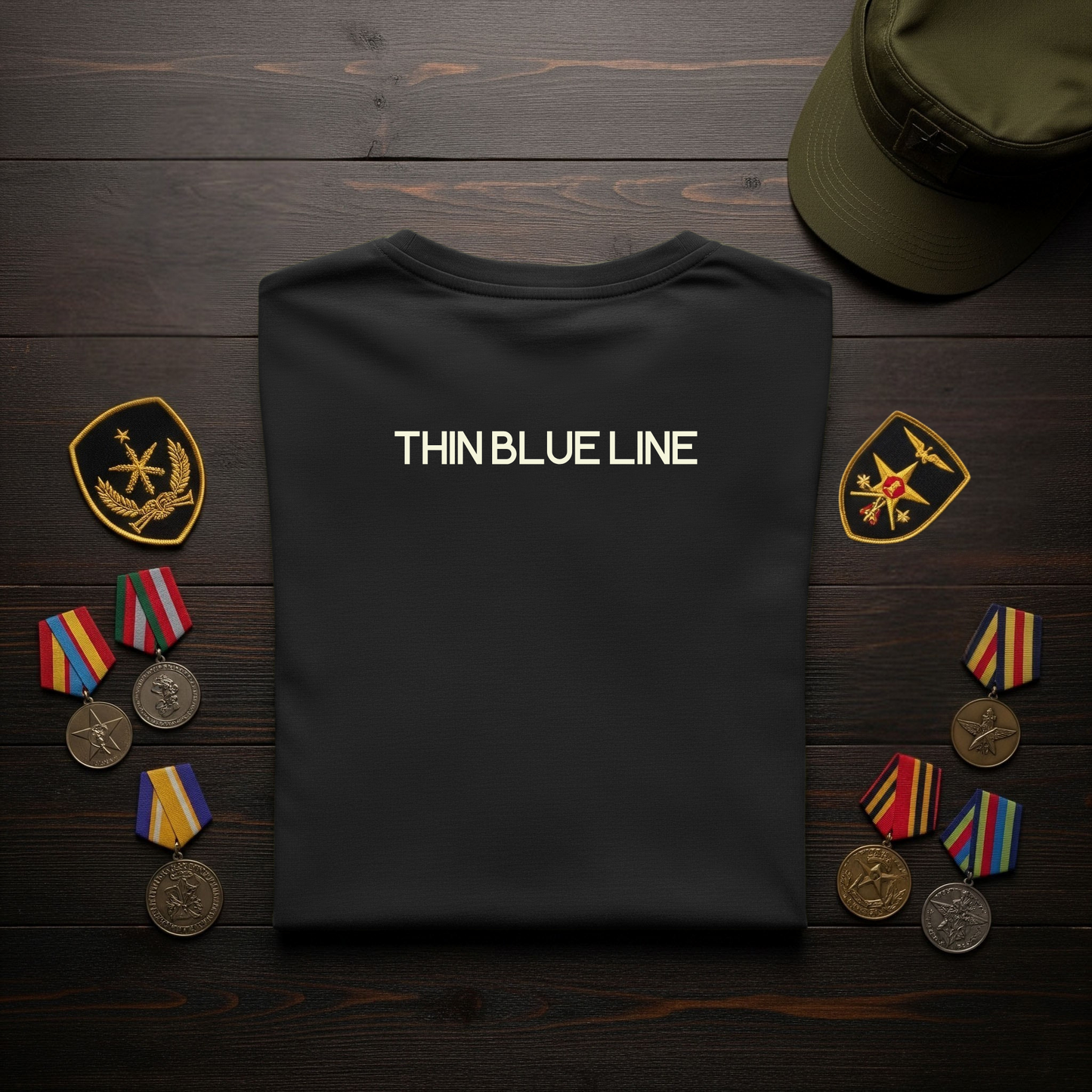 Police-Thin Blue Line T-Shirt