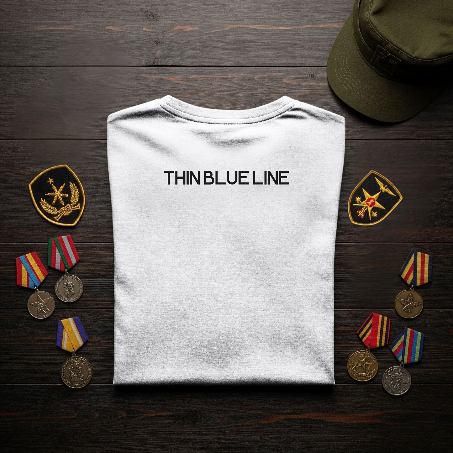 Police-Thin Blue Line T-Shirt