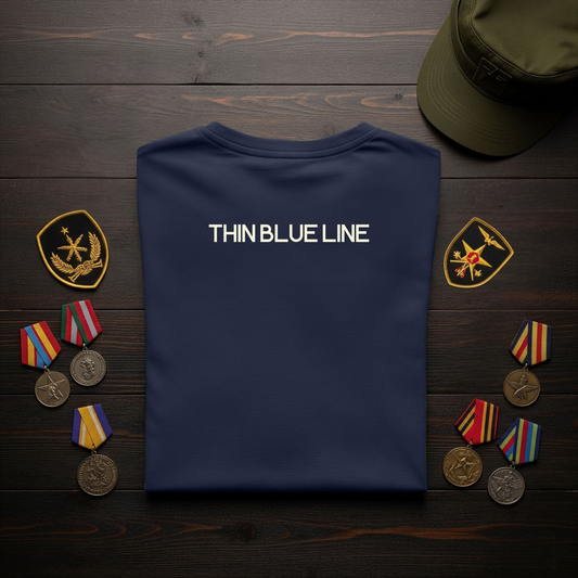 Police-Thin Blue Line T-Shirt