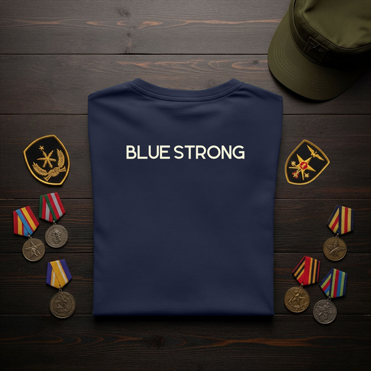 Police-Blue Strong T-Shirt