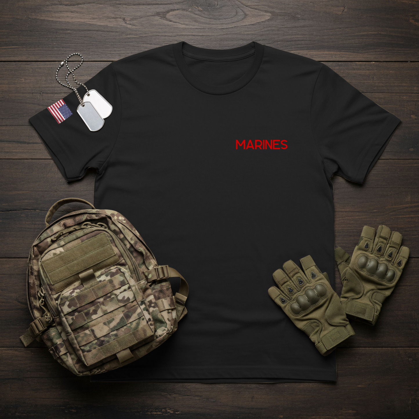 Marines Tactical Coordinates California T-Shirt