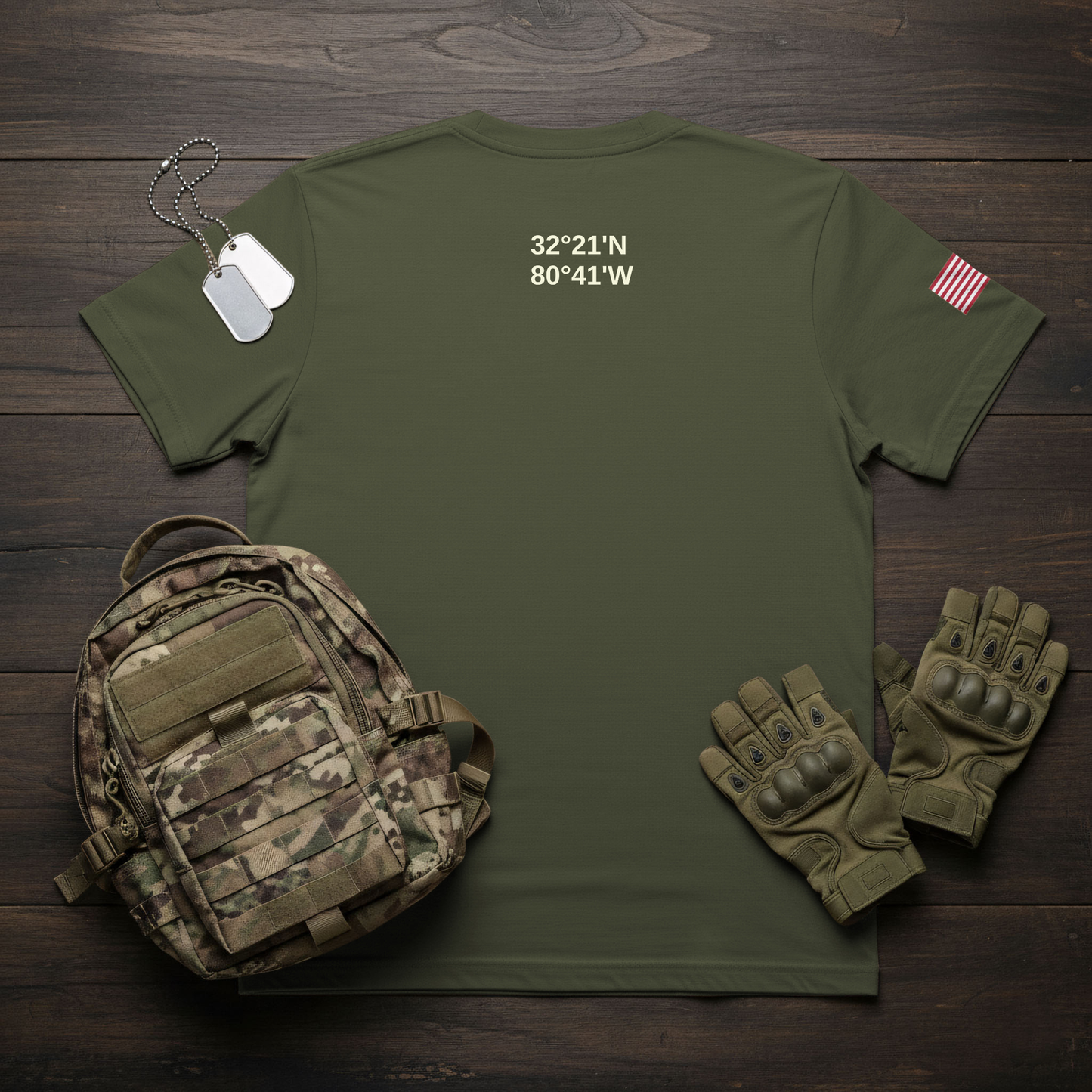 Semper Fi Tactical Coordinates Shirt - South Carolina