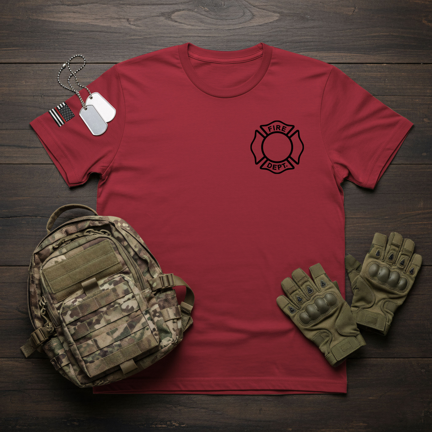 Fire-Fighter Courage Under Fire T-Shirt