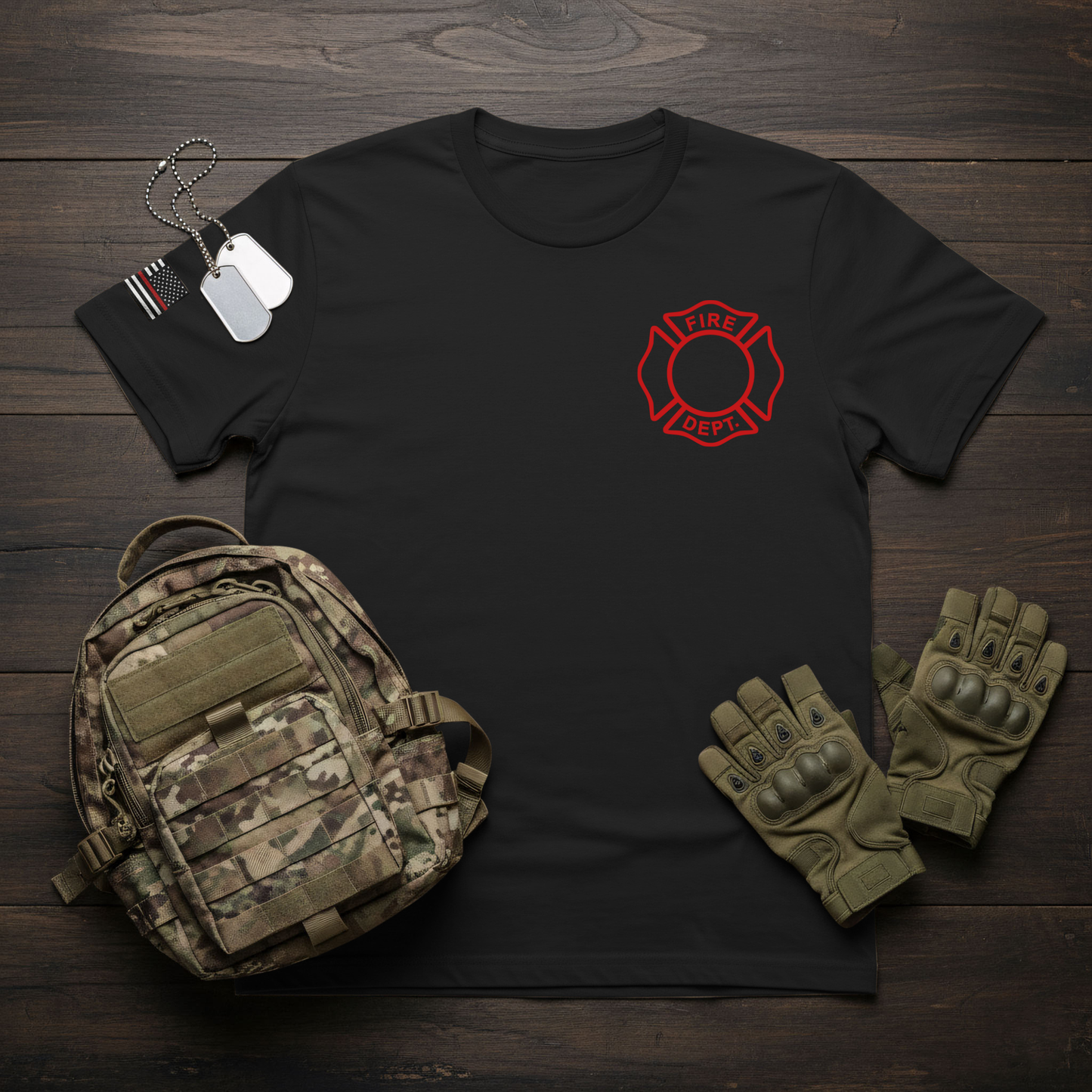 Fire-Fighter Courage Under Fire T-Shirt