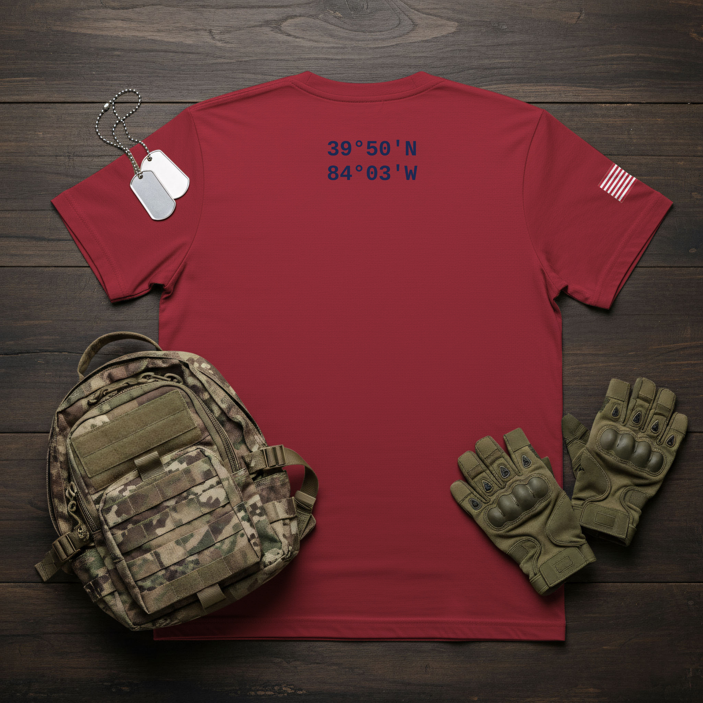 Air Force Tactical Coordinates T-Shirt - Ohio