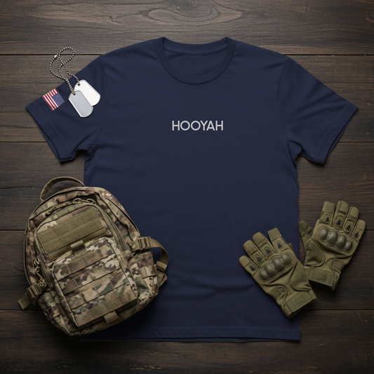 Navy HOOYAH Illinois T-Shirt