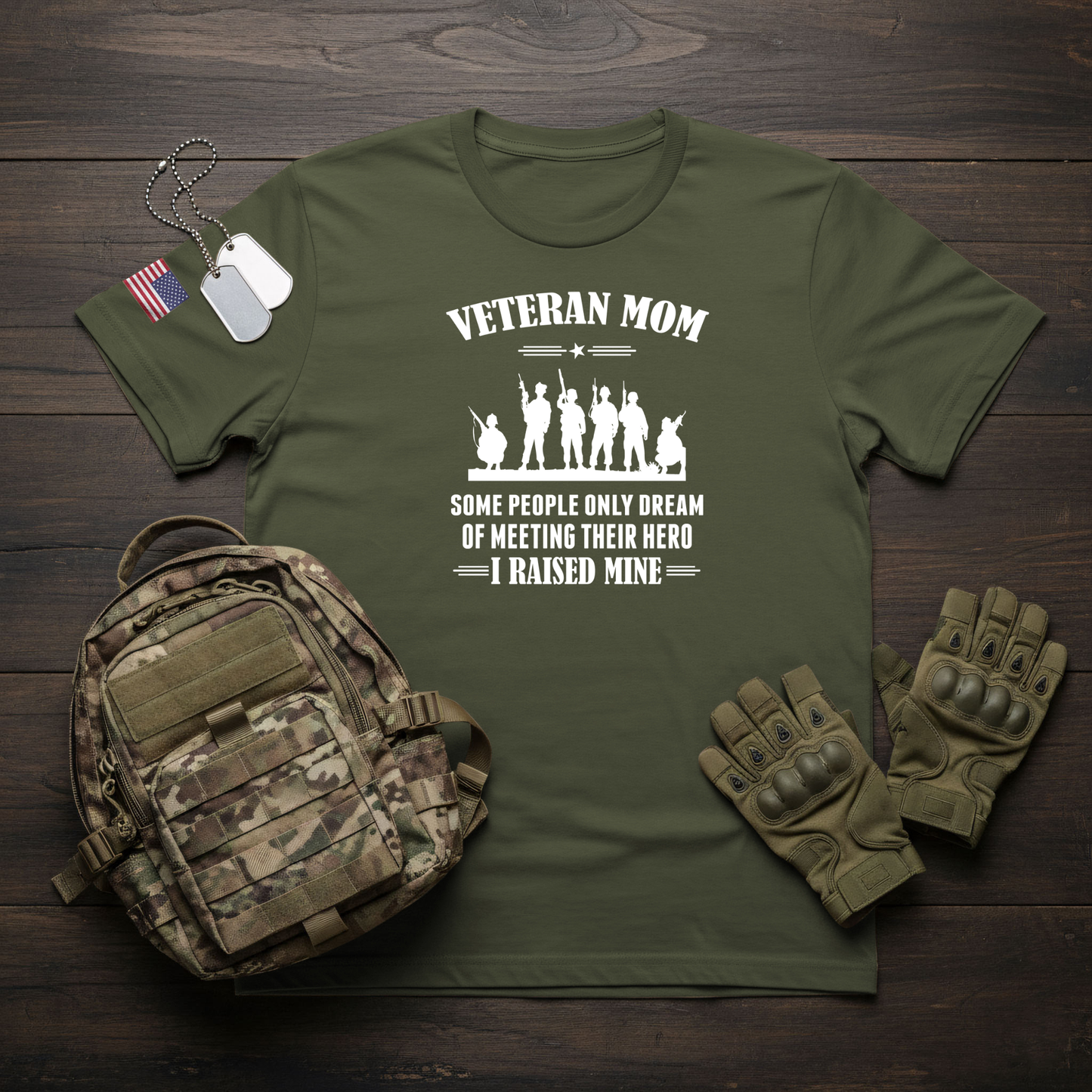 Unisex T-Shirt Veteran Mom Gift