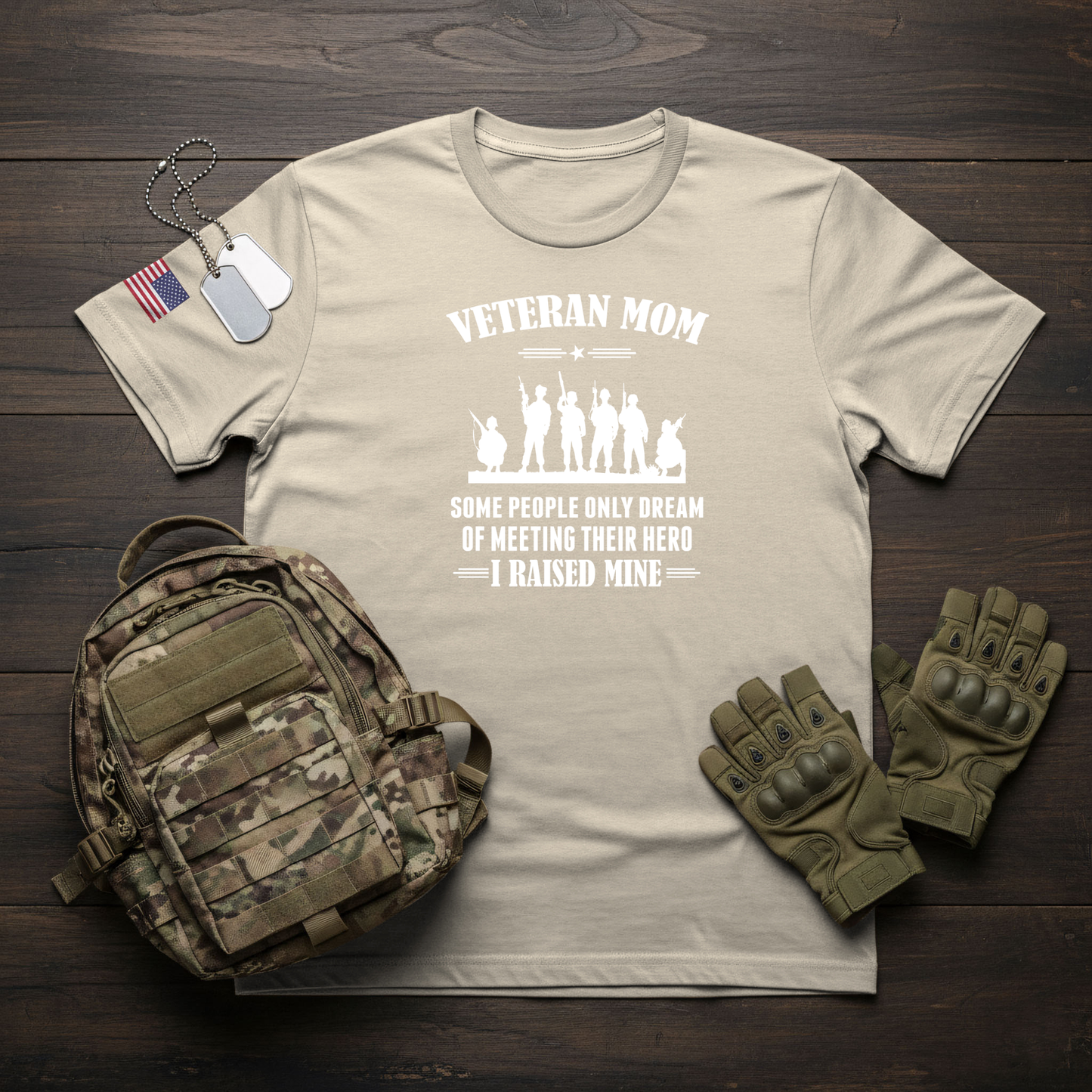 Unisex T-Shirt Veteran Mom Gift
