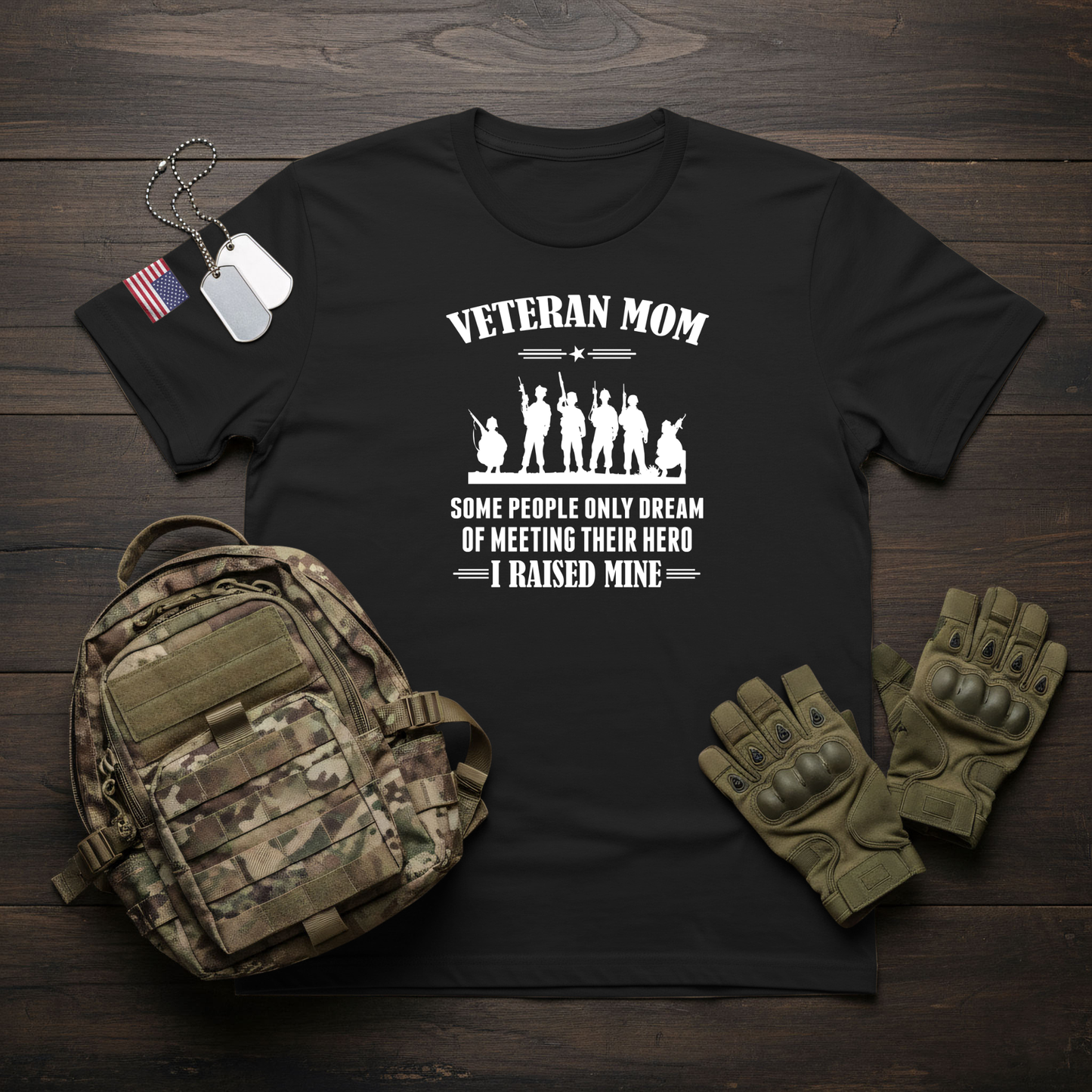 Unisex T-Shirt Veteran Mom Gift