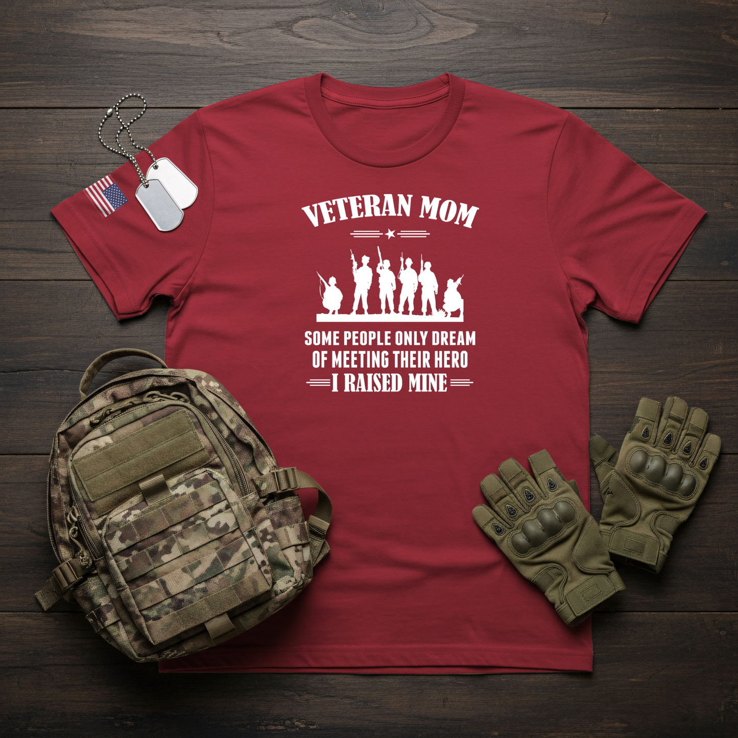 Unisex T-Shirt Veteran Mom Gift