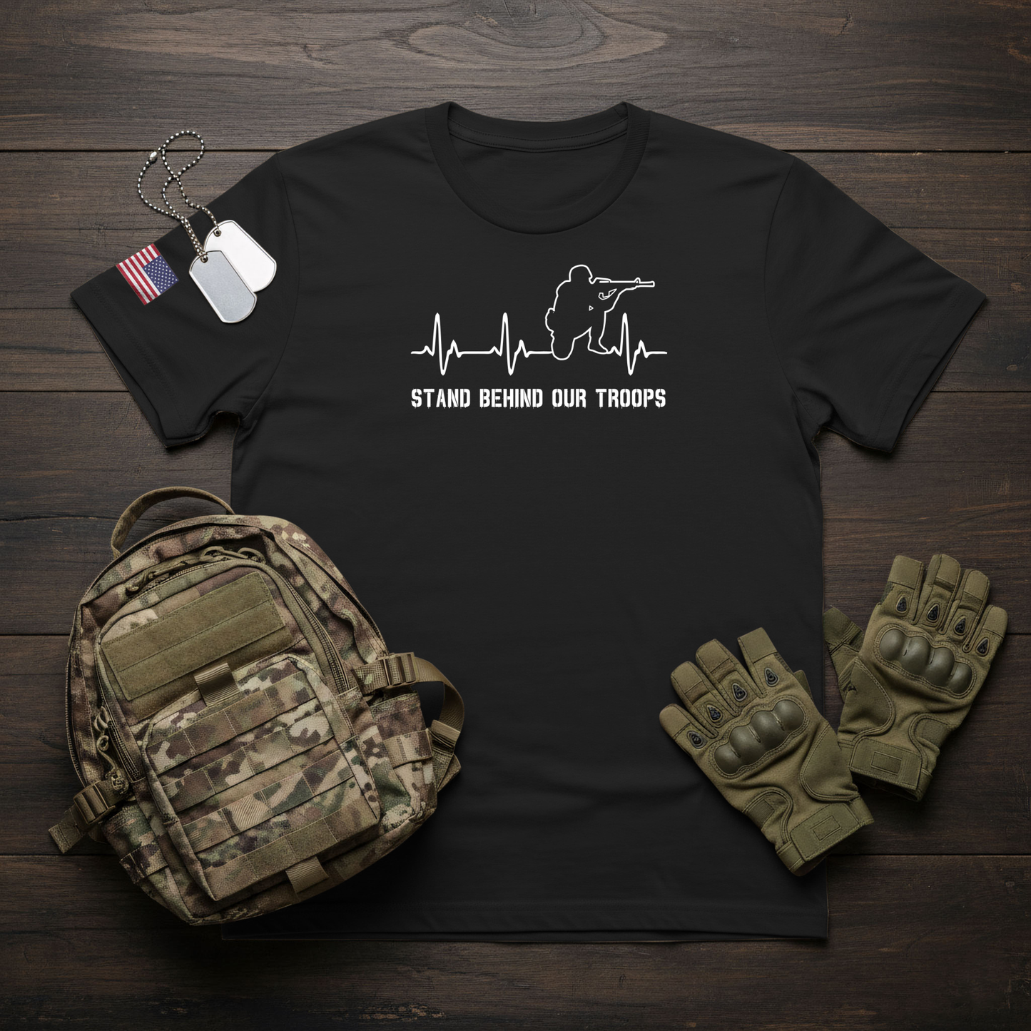 Stand Behind Troops