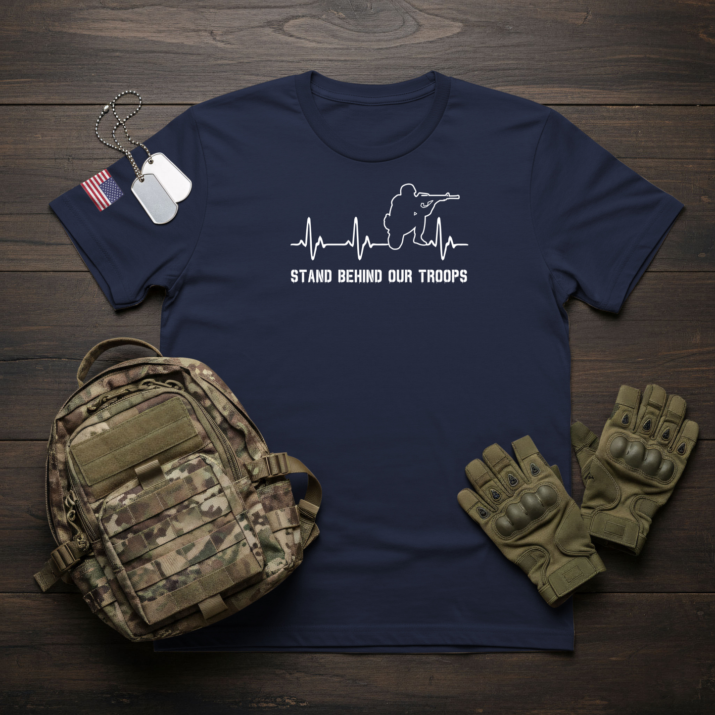 Stand Behind Troops