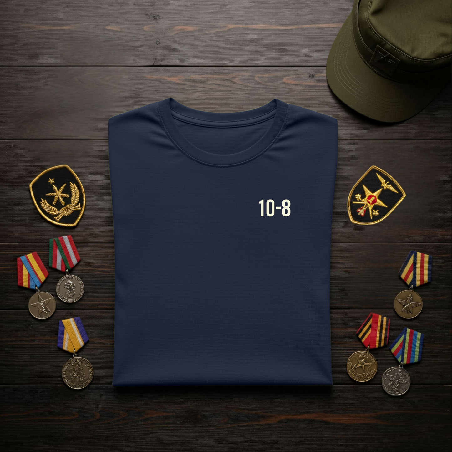 Police-10-8 T-shirt Design
