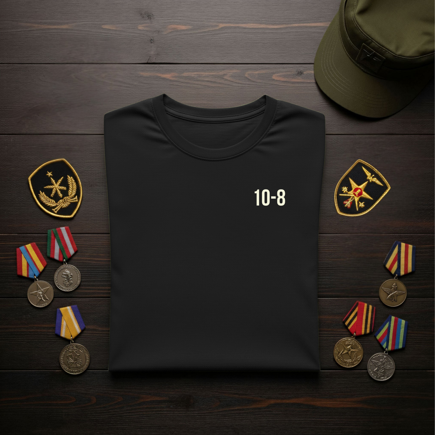 Police-10-8 T-shirt Design