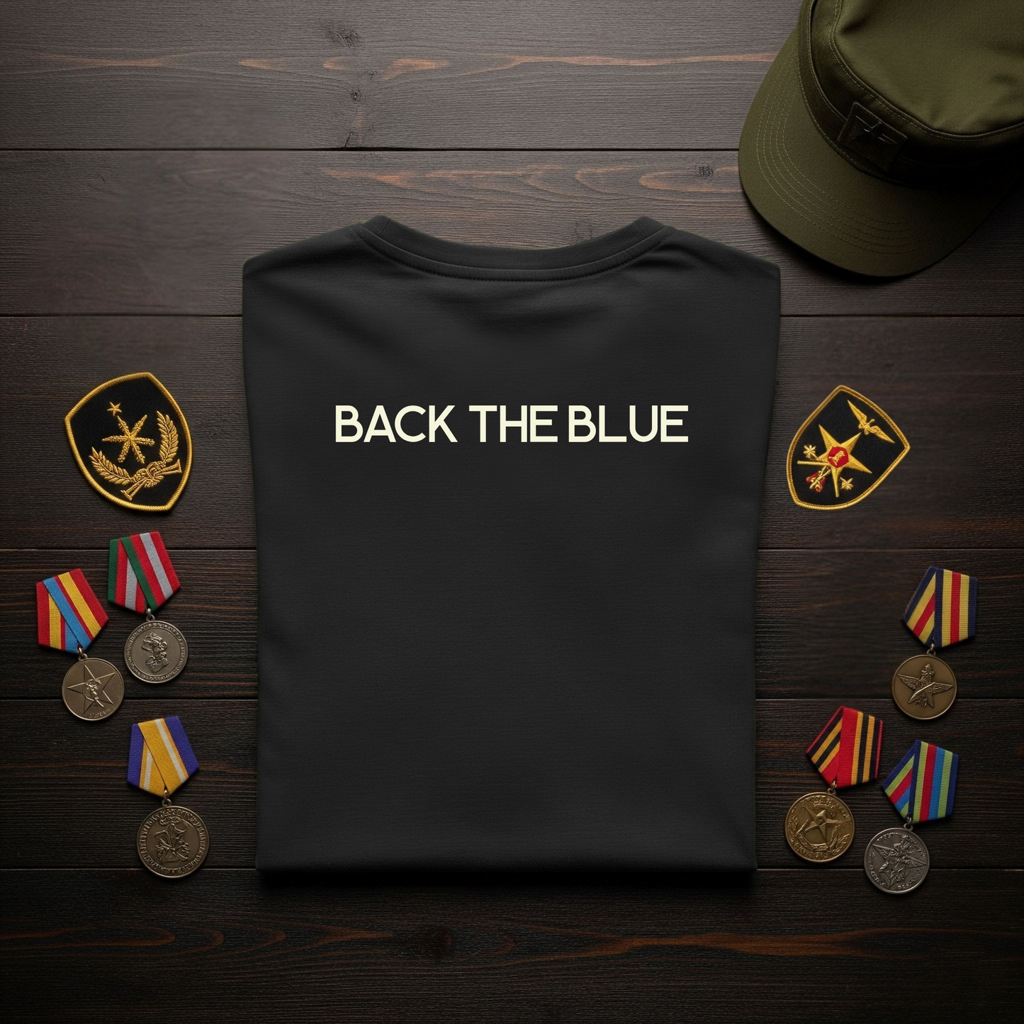 Police-Back The Blue T-Shirt