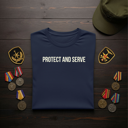 Police-Protect and Serve T-Shirt