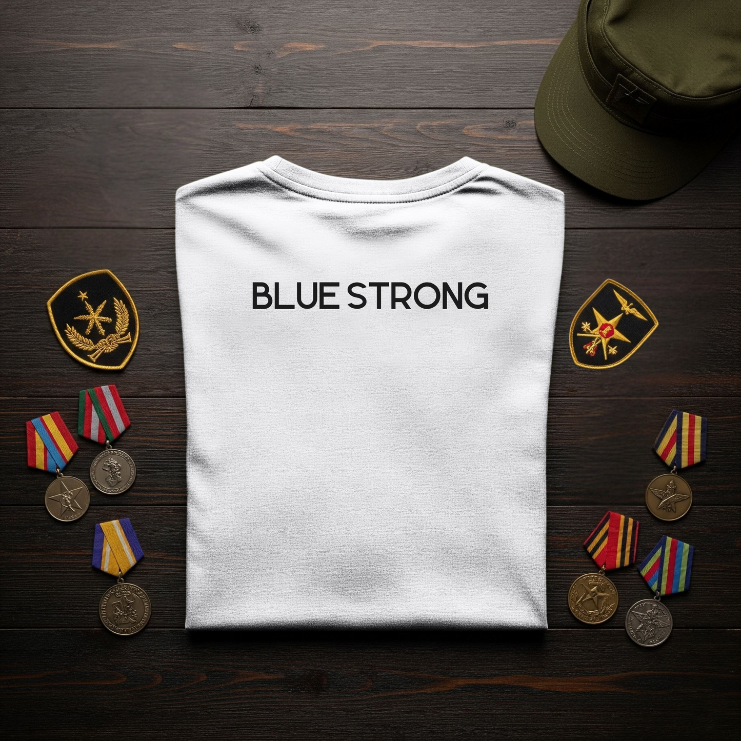 Police-Blue Strong T-Shirt