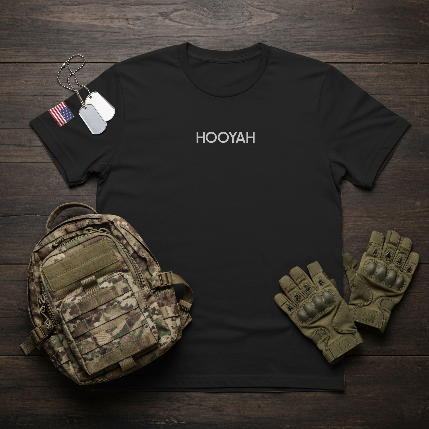 Navy HOOYAH Illinois T-Shirt
