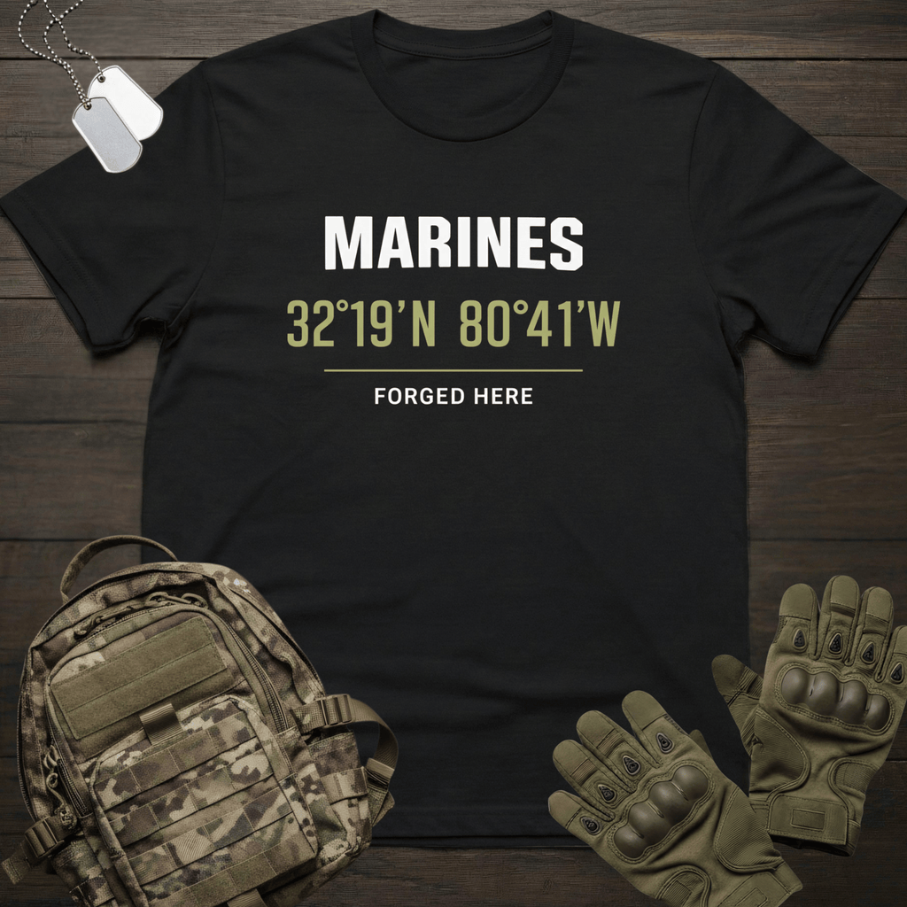 Marines Forged Here T-Shirt