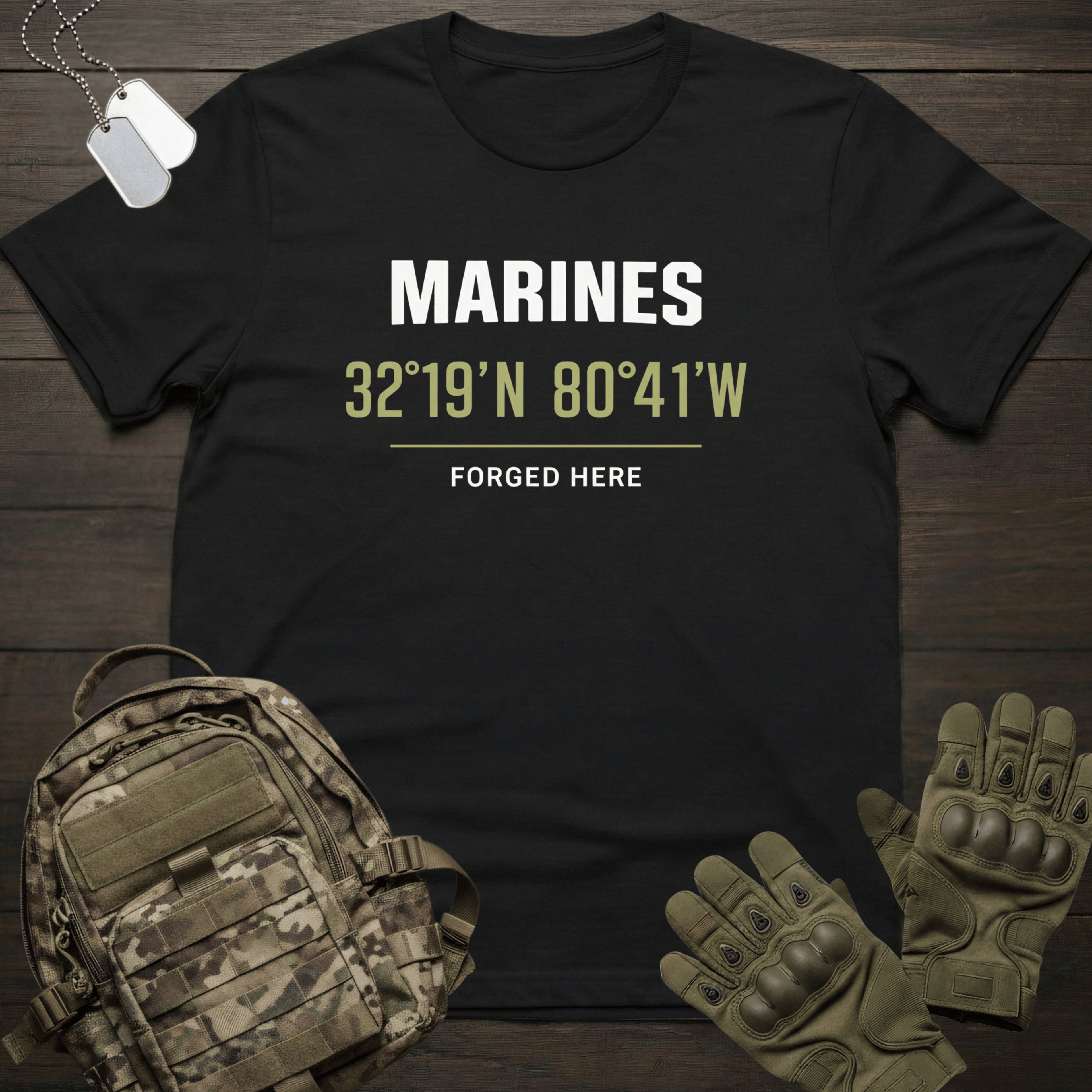 Marines Forged Here T-Shirt