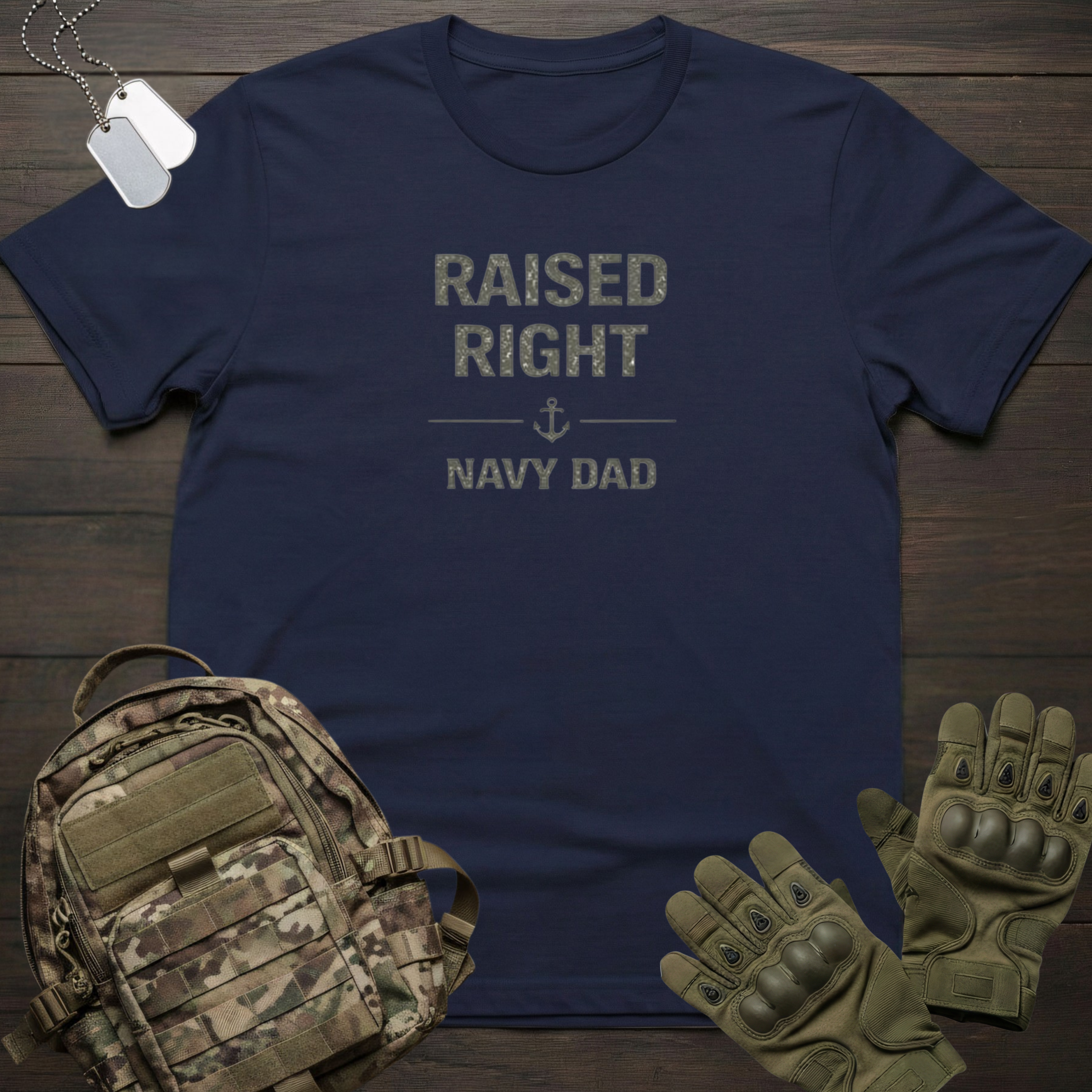 Navy Dad  T-Shirt