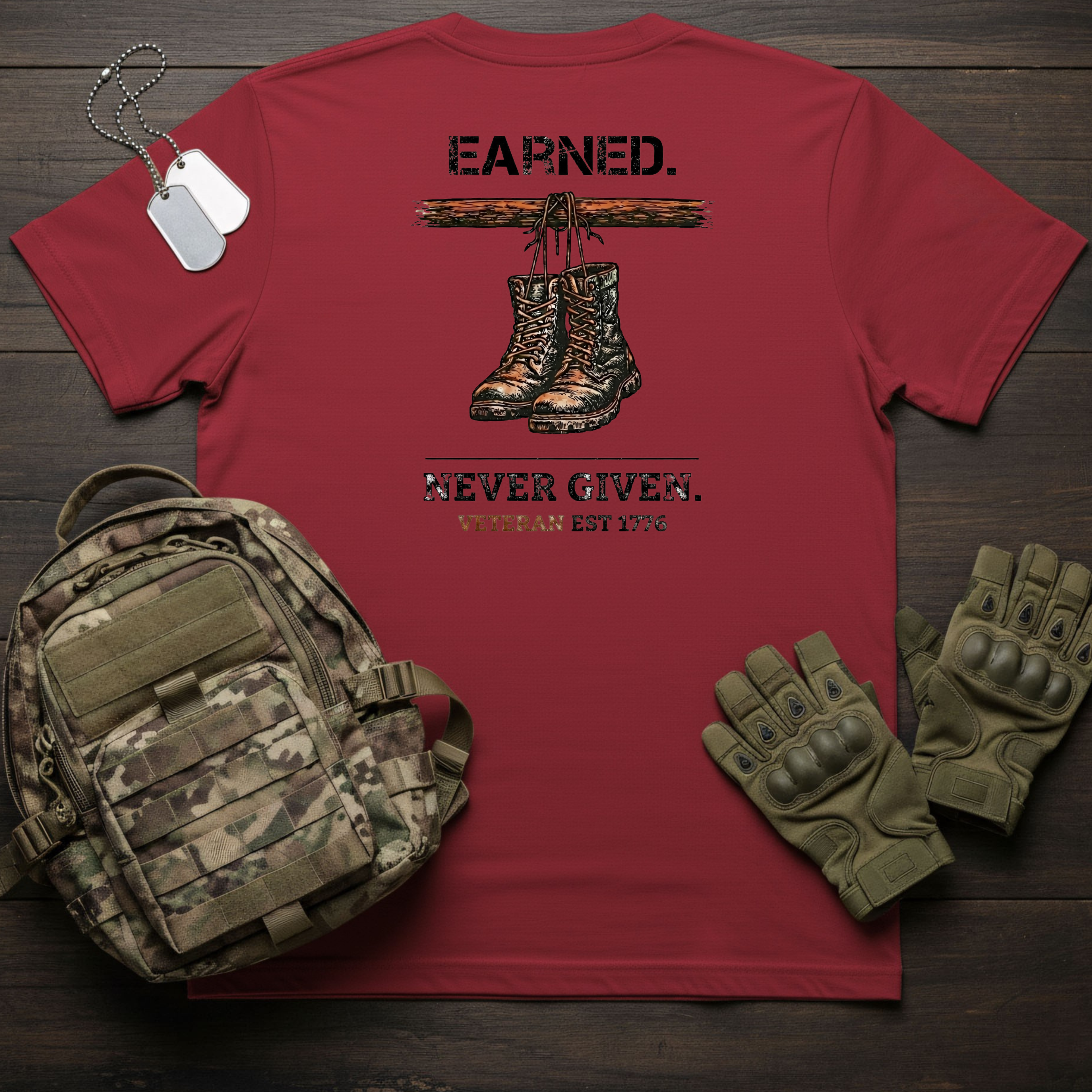 Earned Never Given T-Shirt