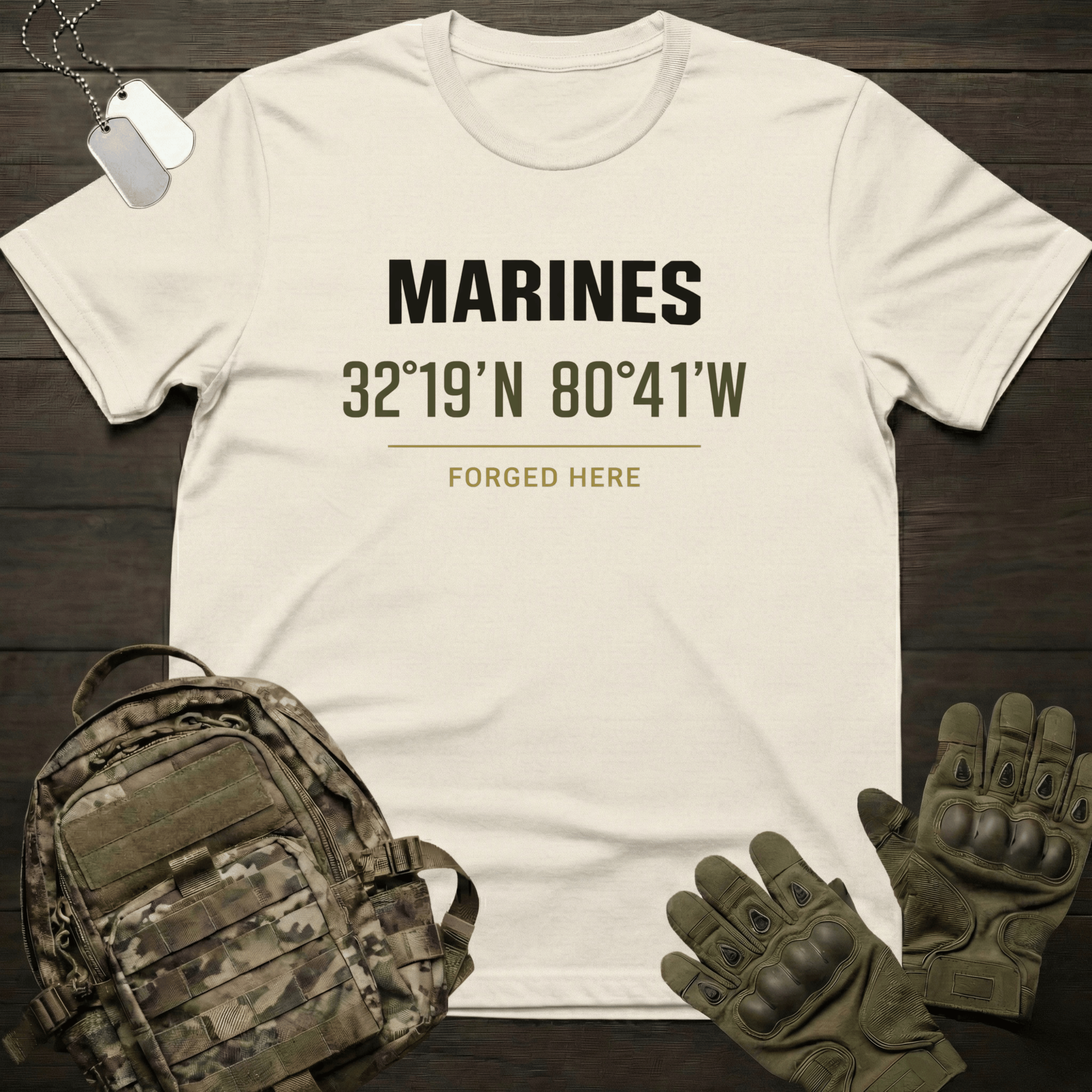 Marines Forged Here T-Shirt