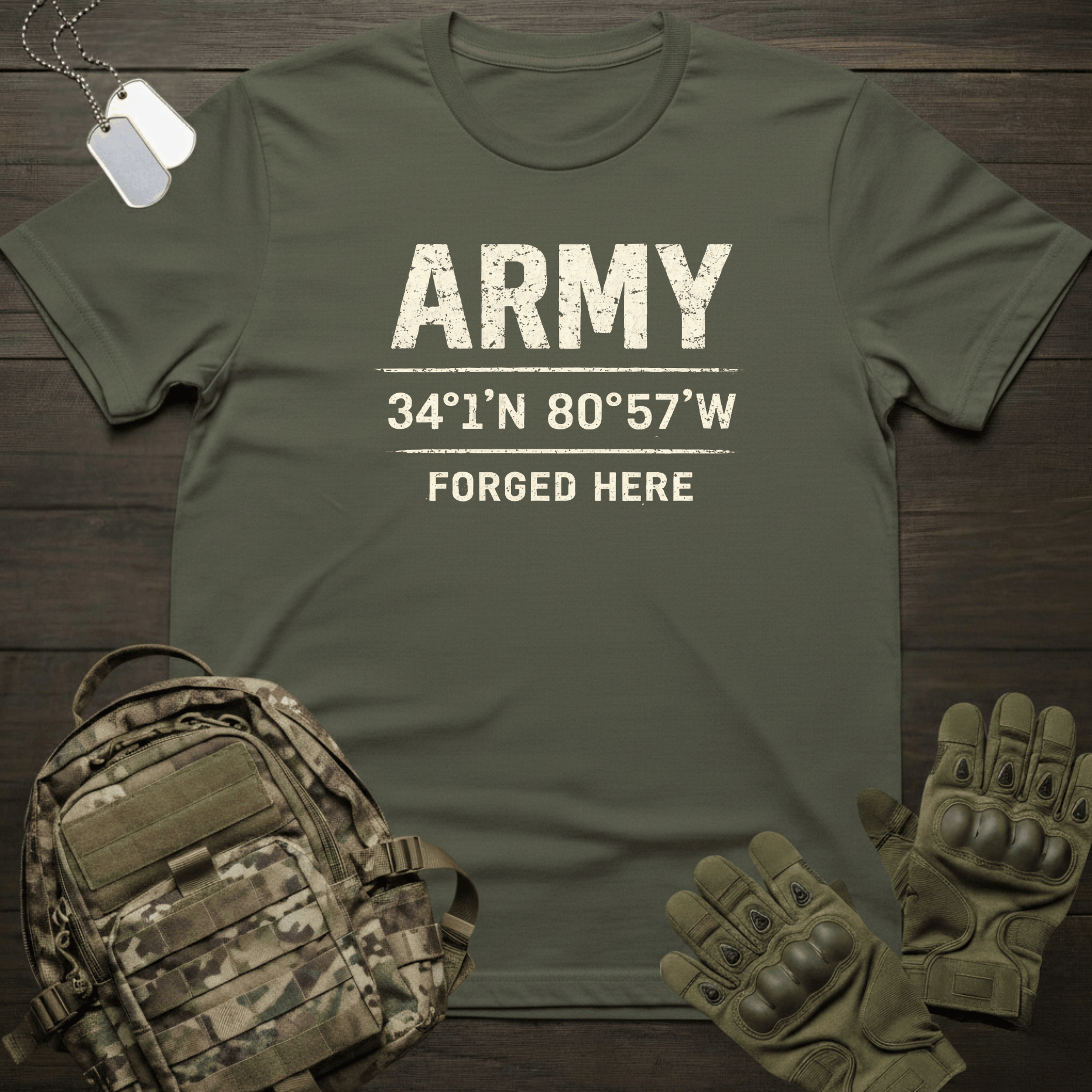 Army Forged Here T-Shirt