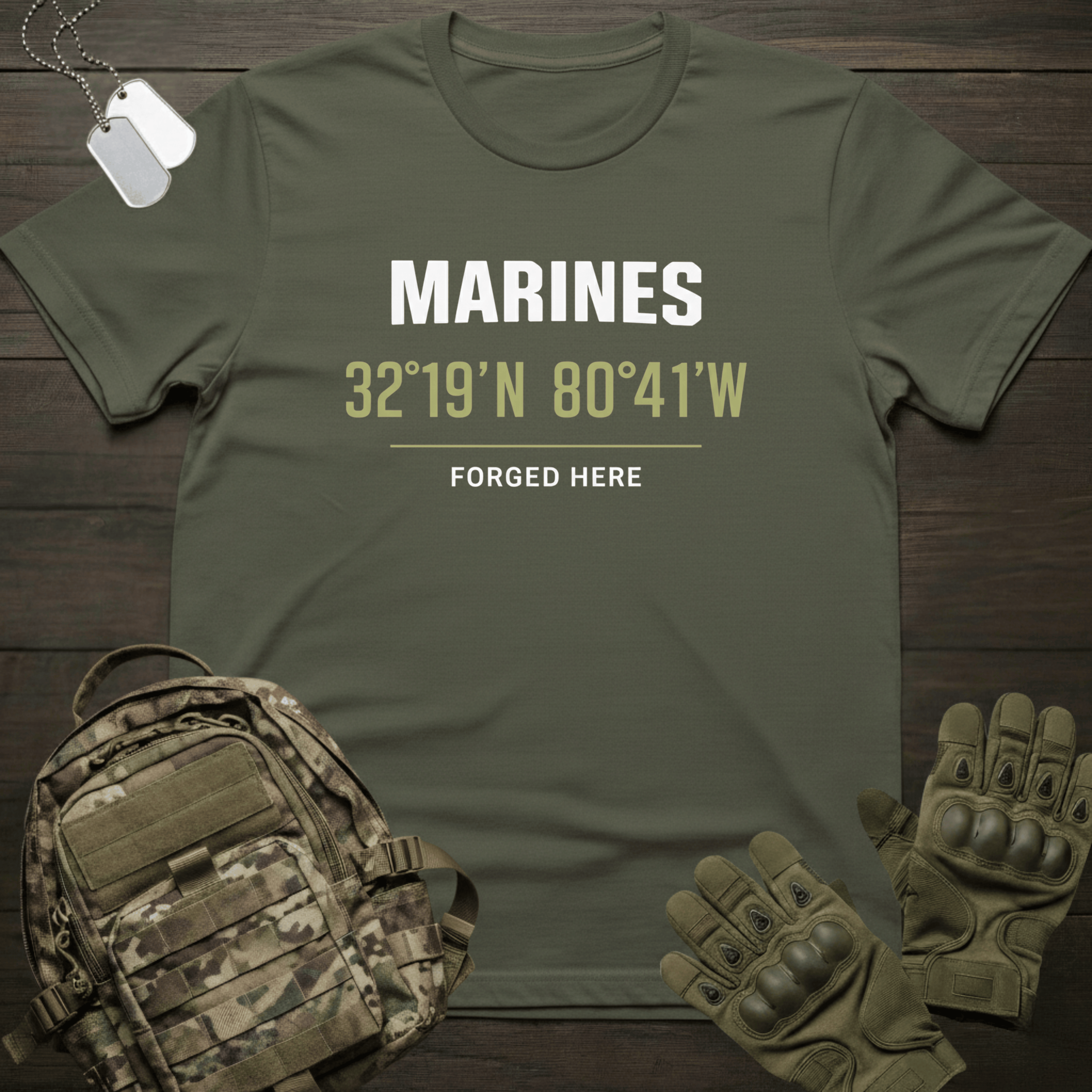 Marines Forged Here T-Shirt