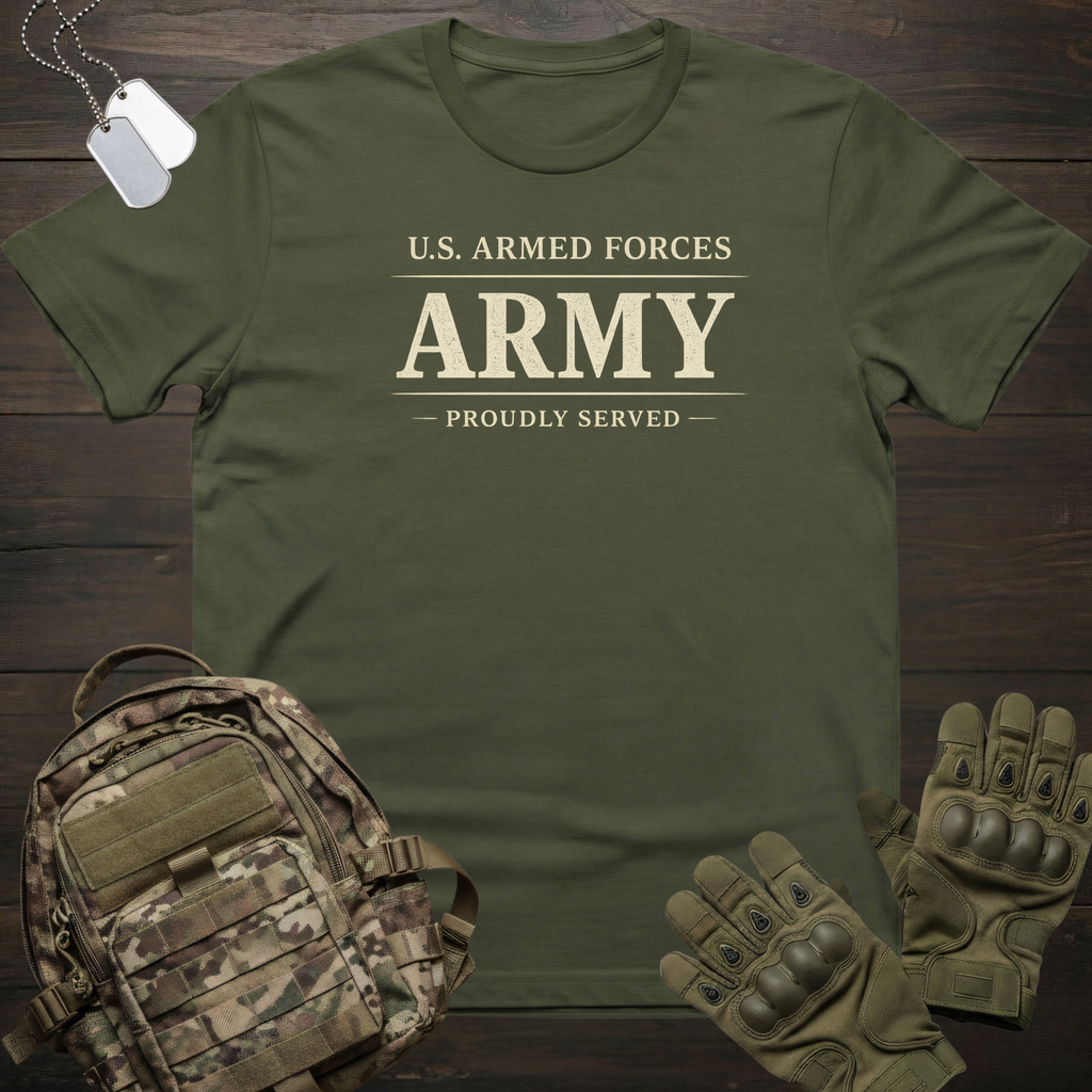 Army Proudly Served T-Shirt