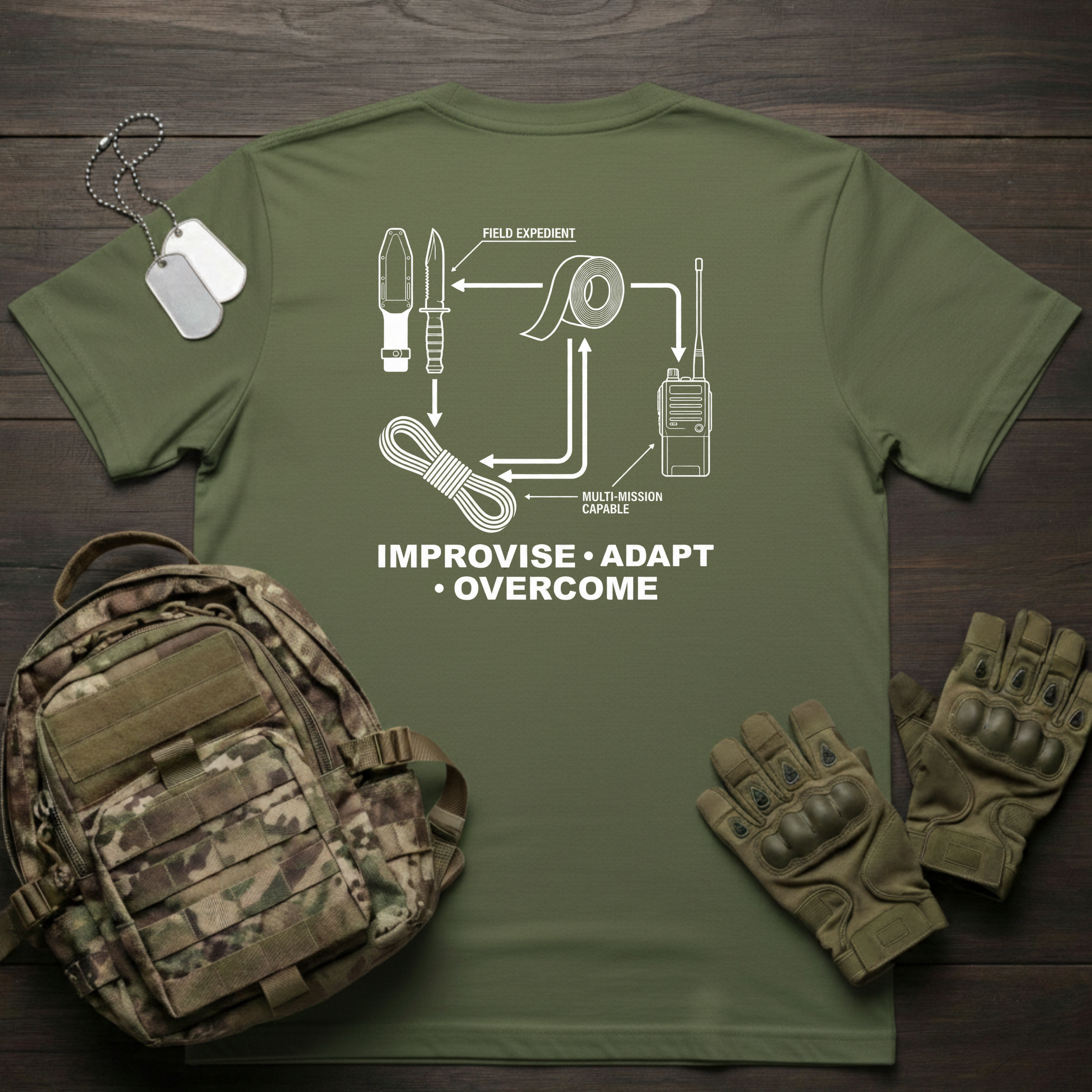 Improvise Adapt Overcome T-Shirt
