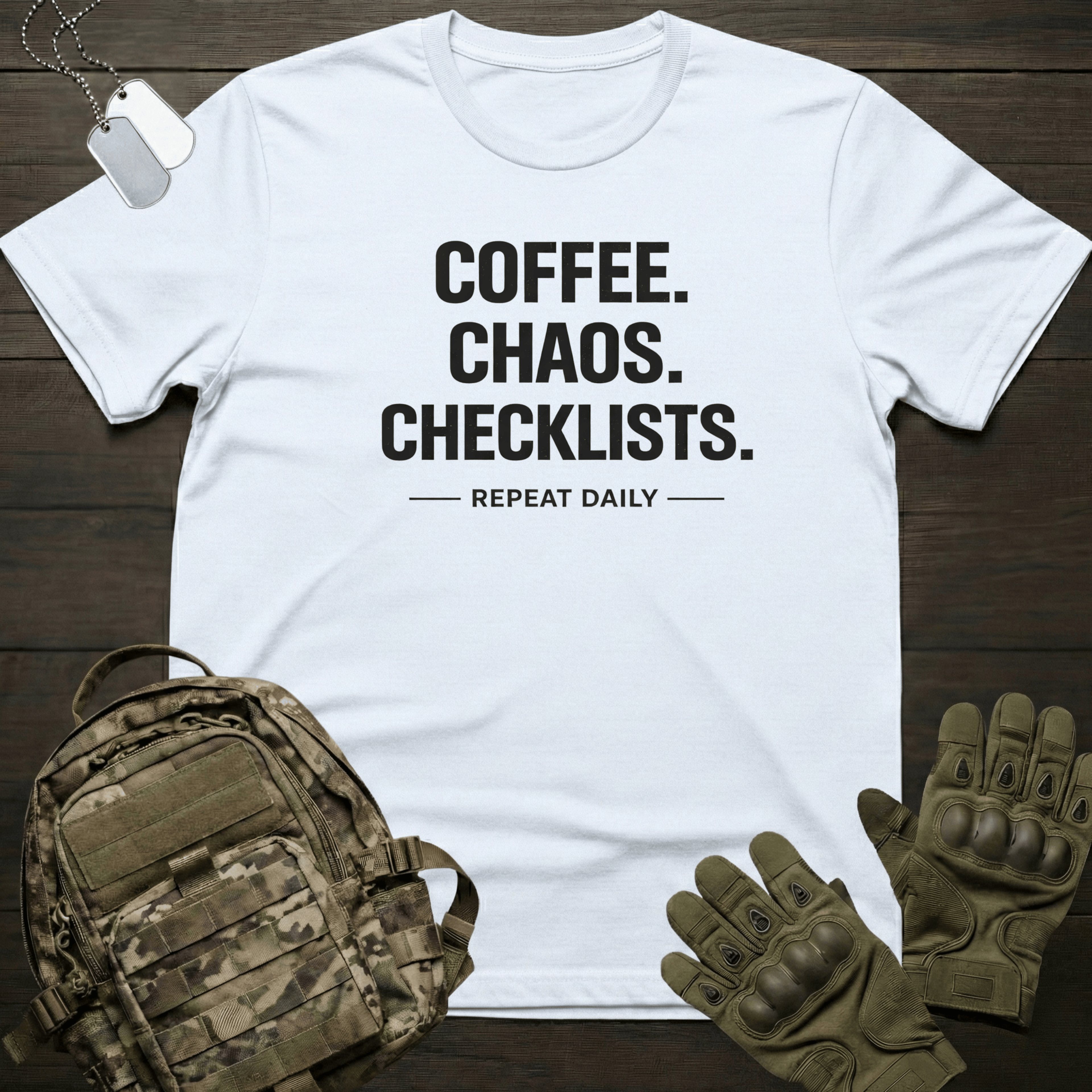 Coffee Checklist T-Shirt