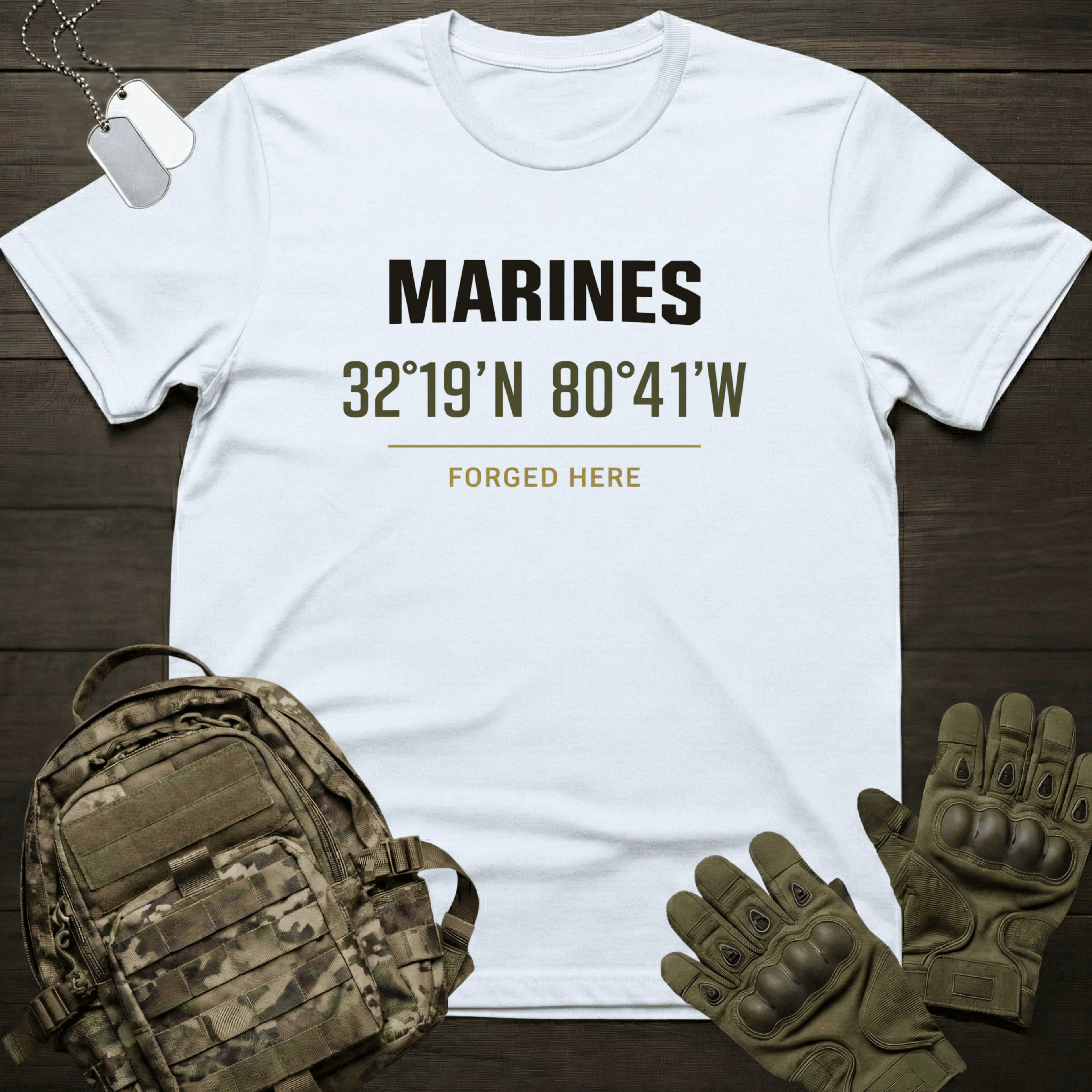 Marines Forged Here T-Shirt