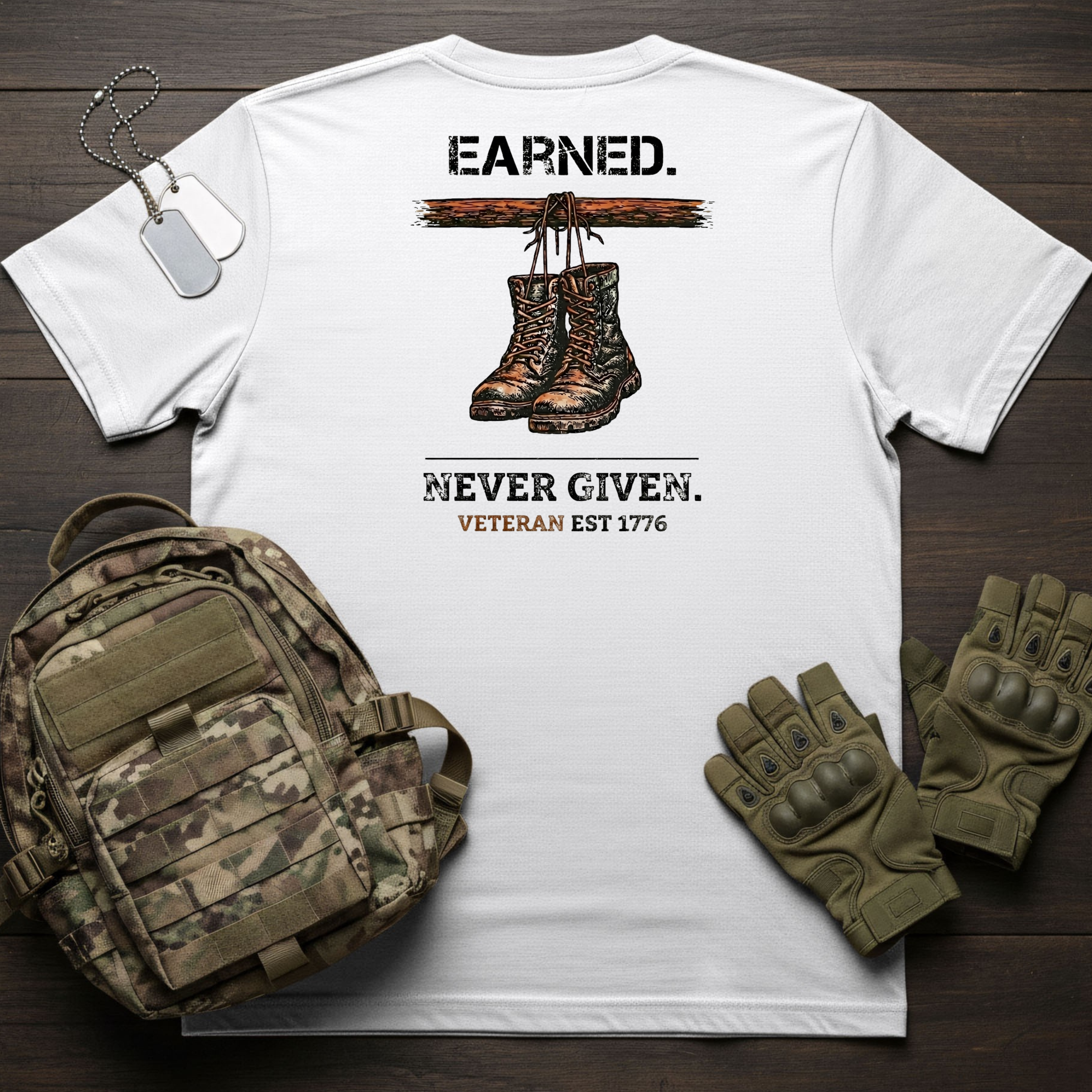 Earned Never Given T-Shirt